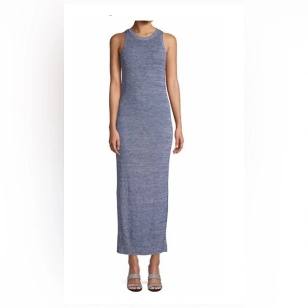 Theory Marled Pointelle Prosecco Maxi Dress